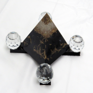 Vortex énergétique cristal de roche 450m2 - Pyramide canon d'énergie
