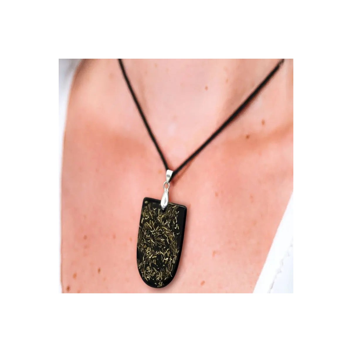 Pendentif de protection  shungite arrondis