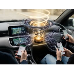 Harmoniseur de Voyage Premium – Palet de Protection Électromagnétique Artisanal - Habitacle et Mobilité - Casa d'éveil.fr
