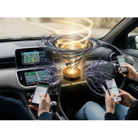 Harmoniseur de Voyage Premium – Palet de Protection Électromagnétique Artisanal - Habitacle et Mobilité - Casa d'éveil.fr