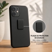Plaque de protection téléphone Shungite ronde adhésive