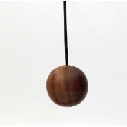 Pendule en bois sphérique neutre 30mm - Pendule bois