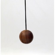 Pendule en bois sphérique neutre 30mm - Pendule bois