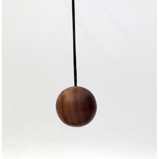 Pendule en bois sphérique neutre 30mm - Pendule bois