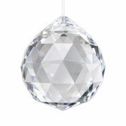 Boule de cristal Feng Shui facetté 68mm x2 - Attrape-soleil - Sun-Catcher