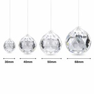 Boule de cristal Feng Shui facetté 30mm X10 - Attrape-soleil - Sun-Catcher