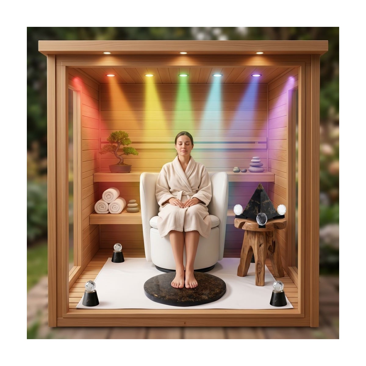 Cabine de soin énergétique - harmonisation des chakras -